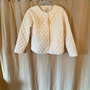 A New Day Ivory Quilted Jacket